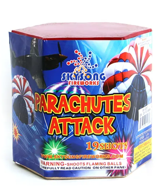 Parachutes Attack 19 shot